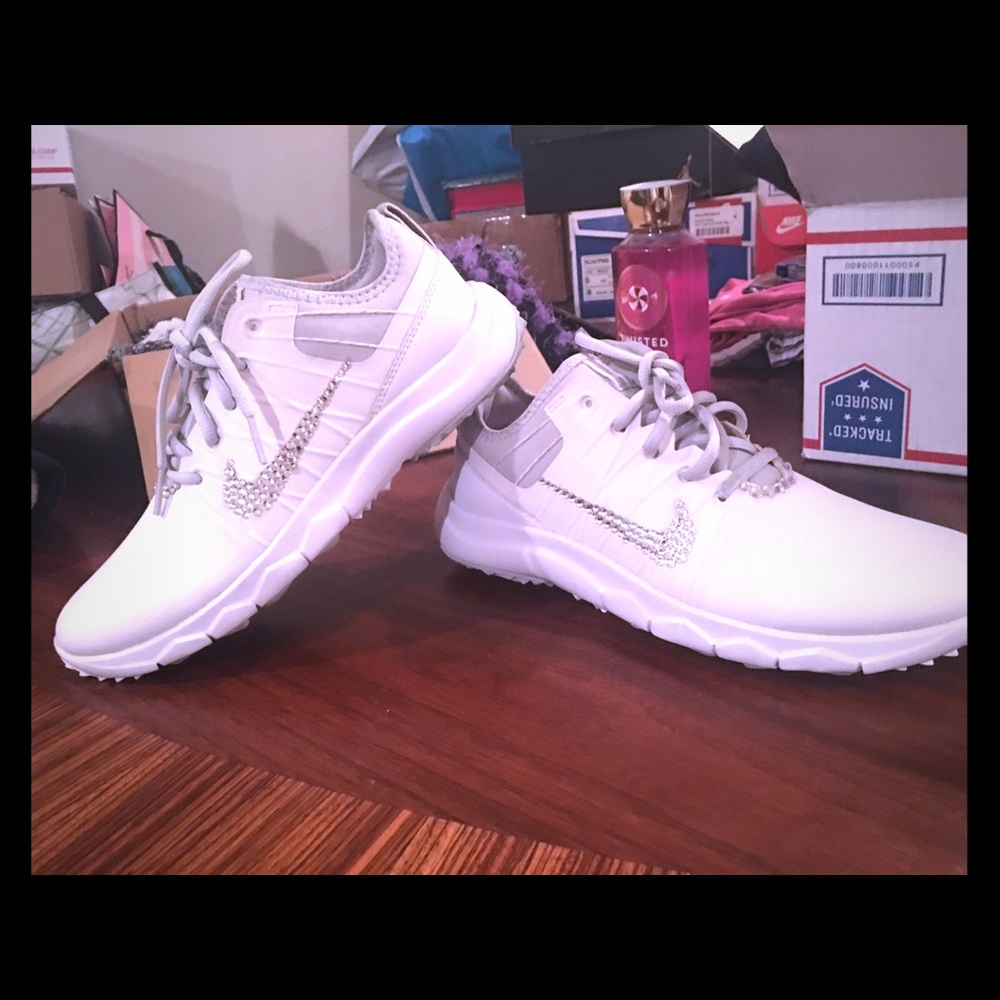Nike sneakers w/ Swarovski crystals